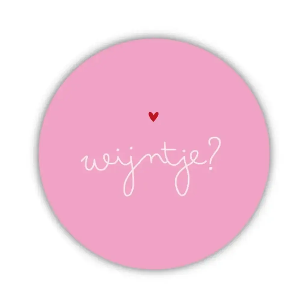 Winkeltje van Anne Winkeltje van Anne:  Onderzetter | Wijntje? | Pink