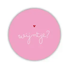 Winkeltje van Anne Winkeltje van Anne:  Onderzetter | Wijntje? | Pink