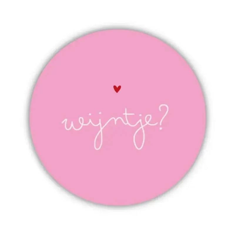 Winkeltje van Anne Winkeltje van Anne:  Onderzetter | Wijntje? | Pink
