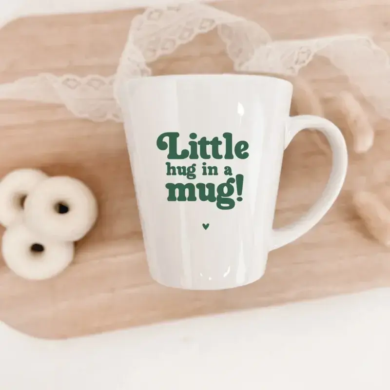 Winkeltje van Anne Winkeltje van Anne: Mok | Hug in a mug | Mosgroen