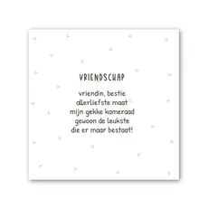 Winkeltje van Anne Winkeltje van Anne: Tegeltje op Forex | In geschenkverpakking | Vriendschap