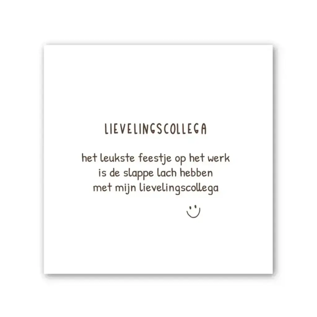 Winkeltje van Anne Winkeltje van Anne: Tegeltje op Forex | In geschenkverpakking | Lievelingscollega
