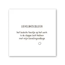 Winkeltje van Anne Winkeltje van Anne: Tegeltje op Forex | In geschenkverpakking | Lievelingscollega