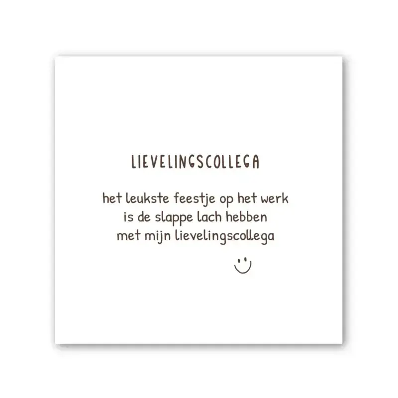 Winkeltje van Anne Winkeltje van Anne: Tegeltje op Forex | In geschenkverpakking | Lievelingscollega