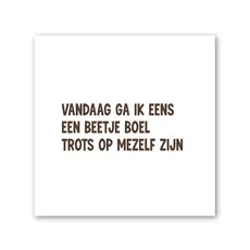 Winkeltje van Anne Winkeltje van Anne: Tegeltje op Forex | In geschenkverpakking | Trots op mezelf