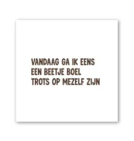 Winkeltje van Anne Winkeltje van Anne: Tegeltje op Forex | In geschenkverpakking | Trots op mezelf