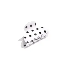 Yehwang Yehwang: Haarclip stippen - wit/zwart