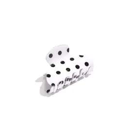 Yehwang Yehwang: Haarclip stippen - wit/zwart
