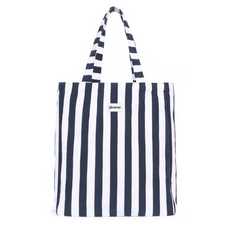 Yehwang Yehwang: totebag, shopper in badstof - donkerblauw