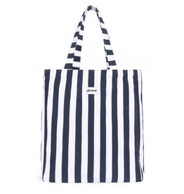 Yehwang Yehwang: totebag, shopper in badstof - donkerblauw