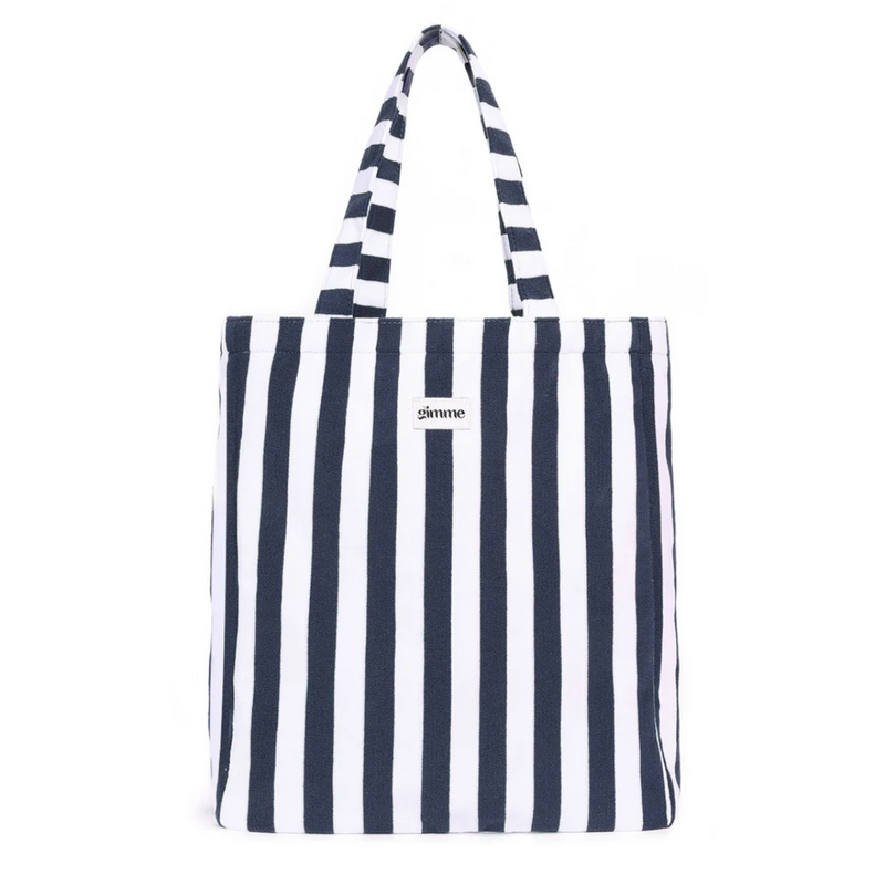 Yehwang Yehwang: totebag, shopper in badstof - donkerblauw