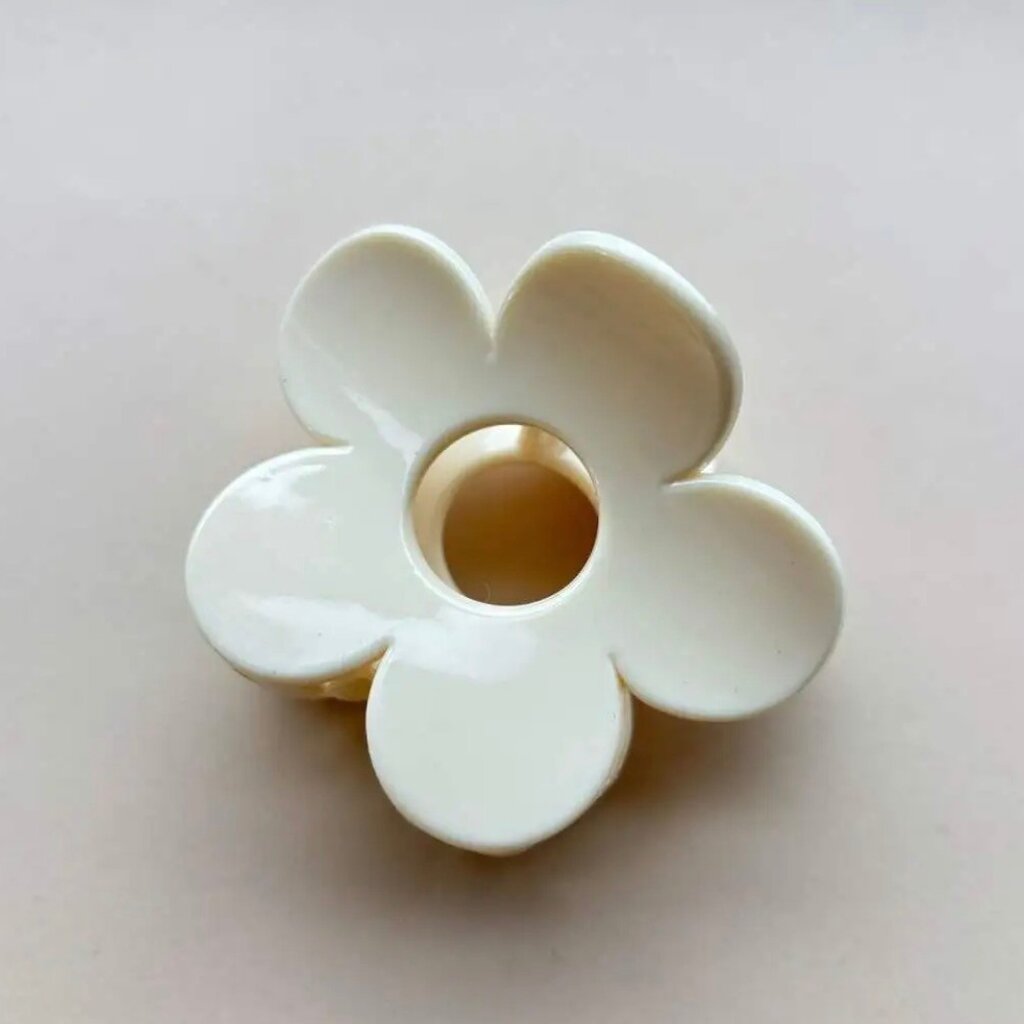 Wauw Wauw: Haarclip bloem - milk tea