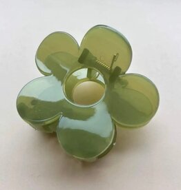 Wauw Wauw: Haarclip bloem - groen