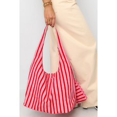 Yehwang Yehwang: Shopper - badstof - roze/rood