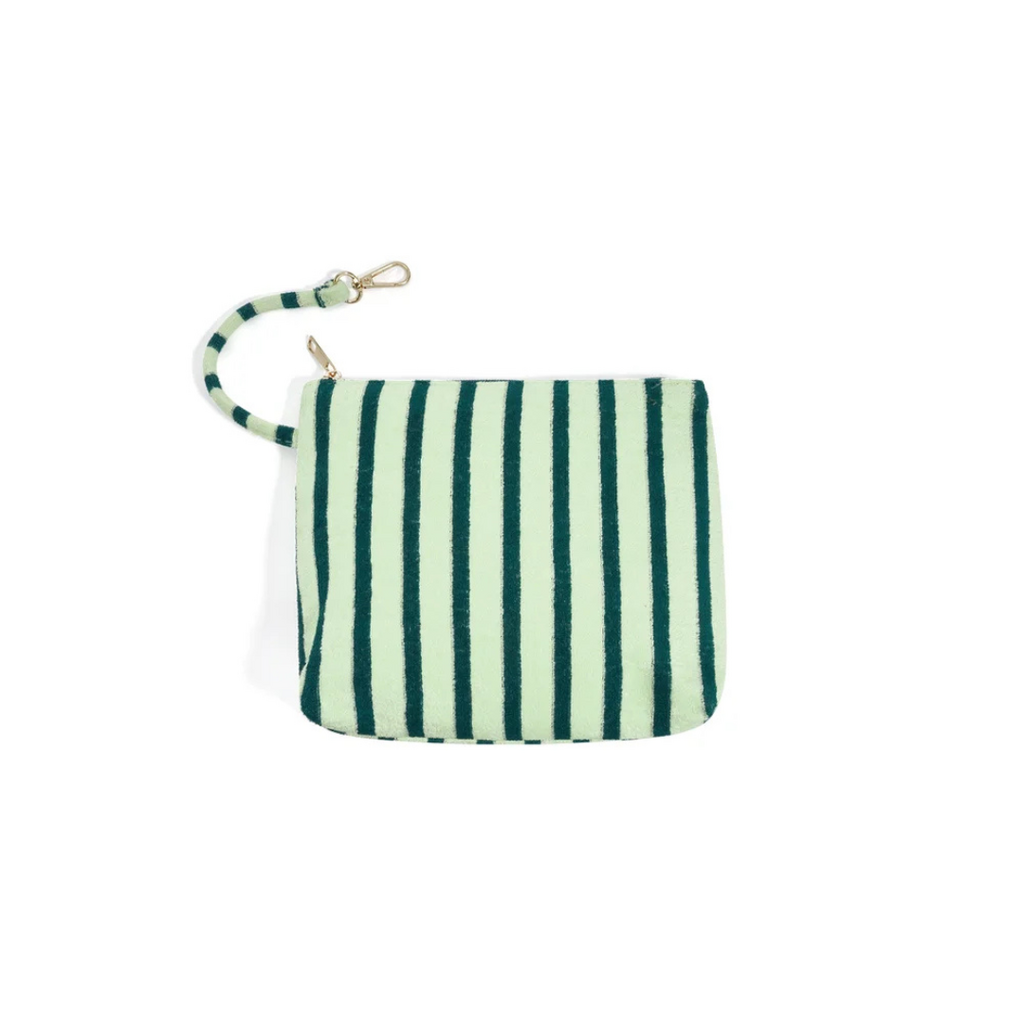 Yehwang Yehwang: Shopper - badstof - groen/lichtgroen