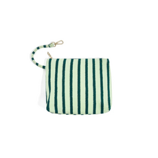 Yehwang Yehwang: Shopper - badstof - groen/lichtgroen