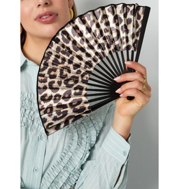 Yehwang Yehwang: Opvouwbare waaier met luipaardprint