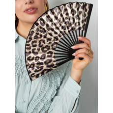 Yehwang Yehwang: Opvouwbare waaier met luipaardprint