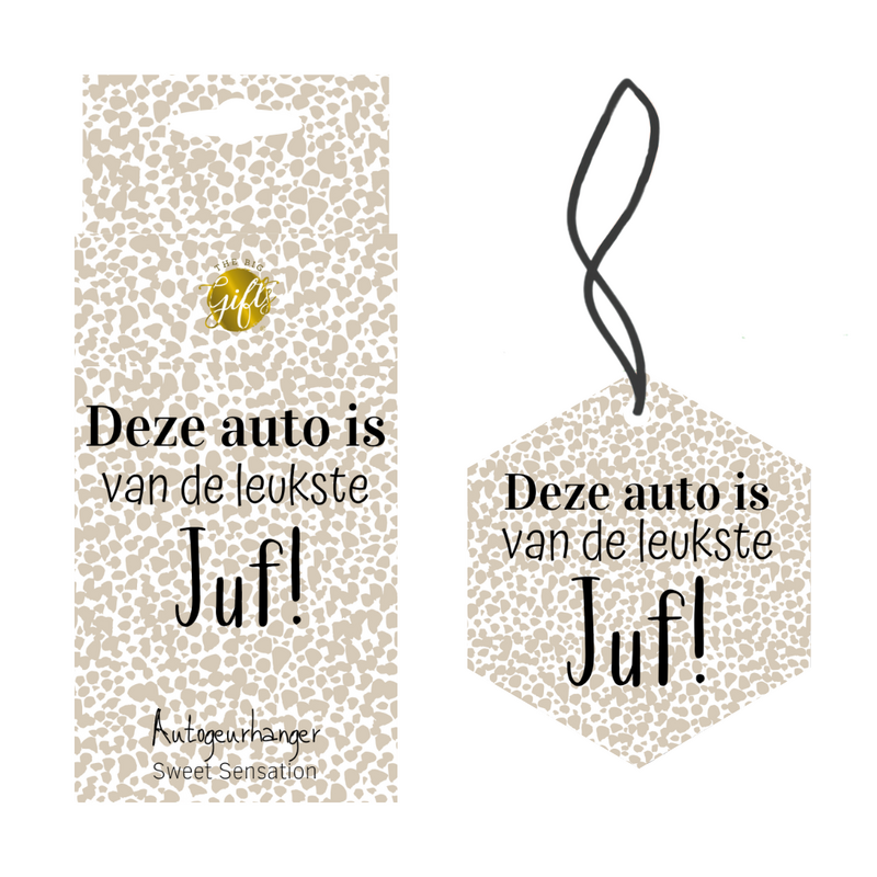 The Big Gifts B.V. The big gifts: Autogeurhanger - Juf