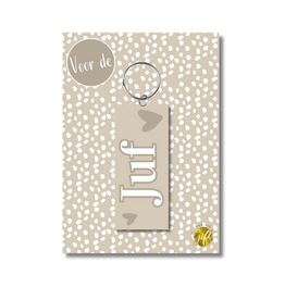 The Big Gifts The Big Gifts: sleutelhanger - Juf