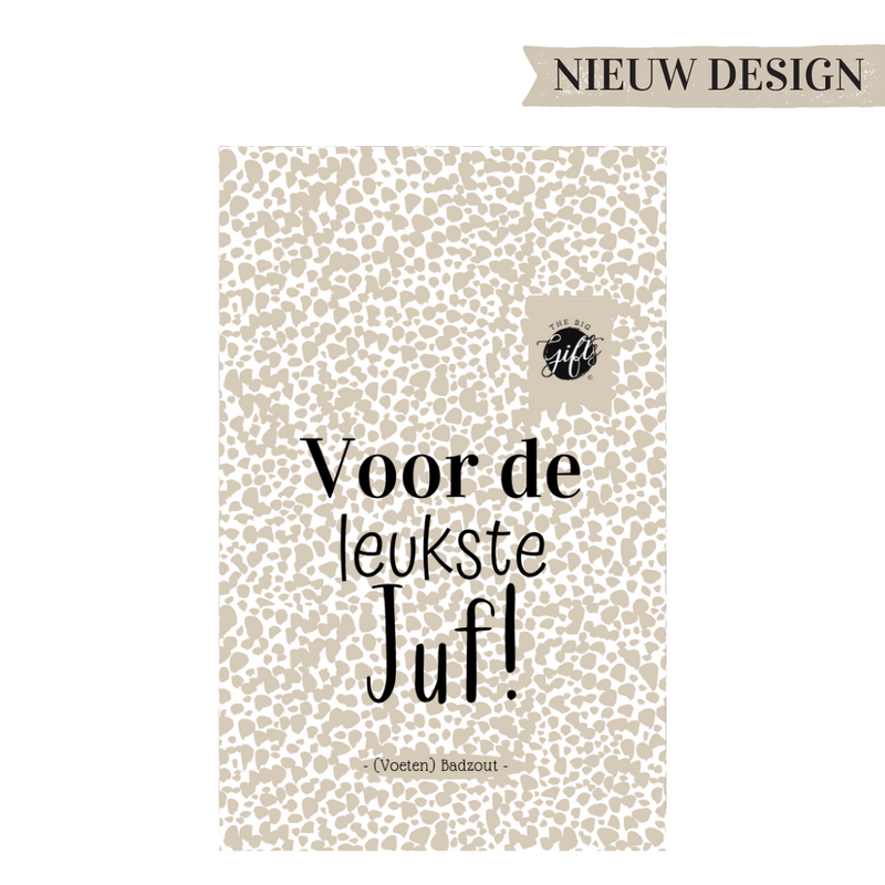 The Big Gifts B.V. The big gifts: (Voeten) badzout - Voor de Juf