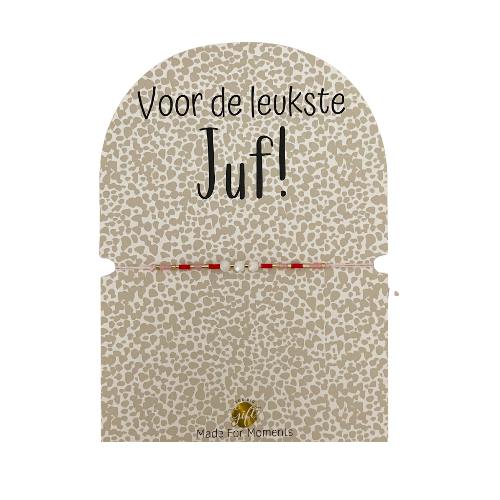 The Big Gifts The big gifts: Armband – Leukste juf