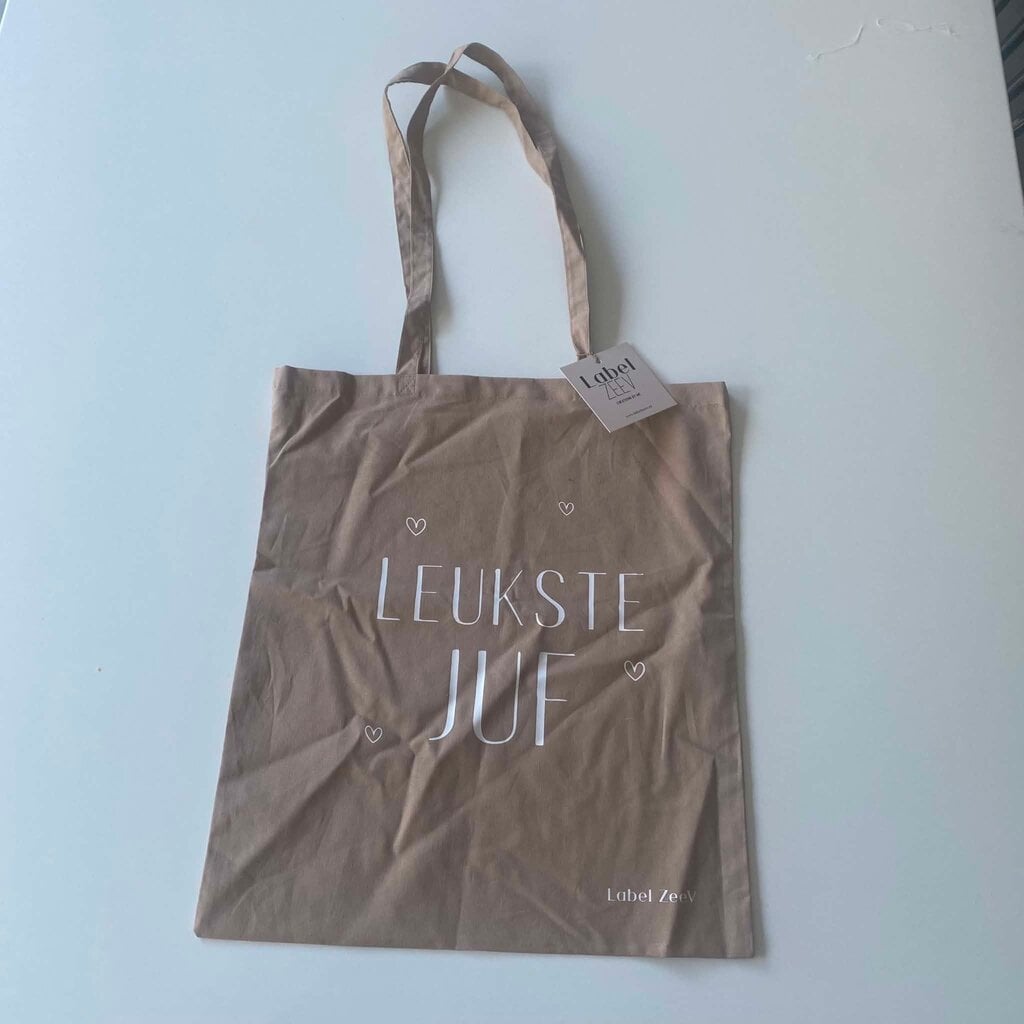 Label ZeeV Label ZeeV: Katoenen tas - juf