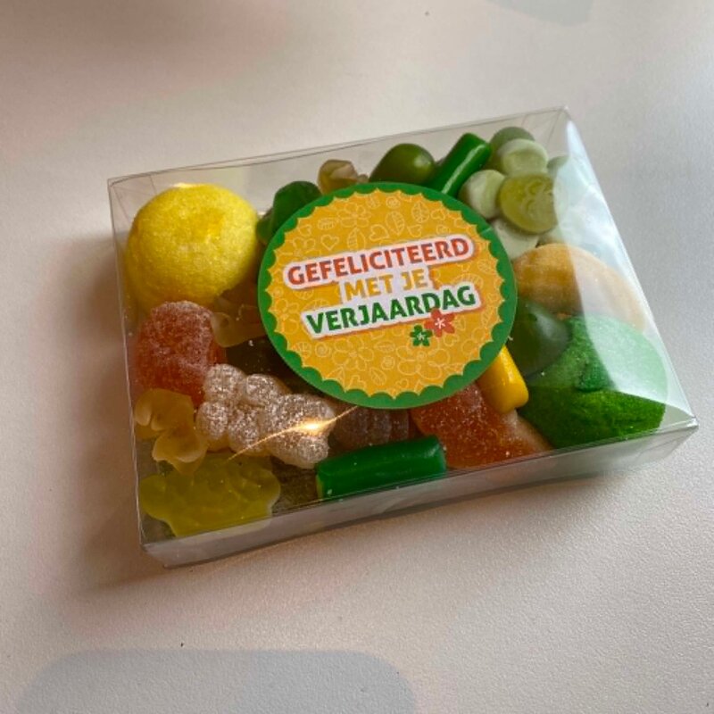 Zoete groetjes Zoete groetjes: snoepjes - Verjaardag