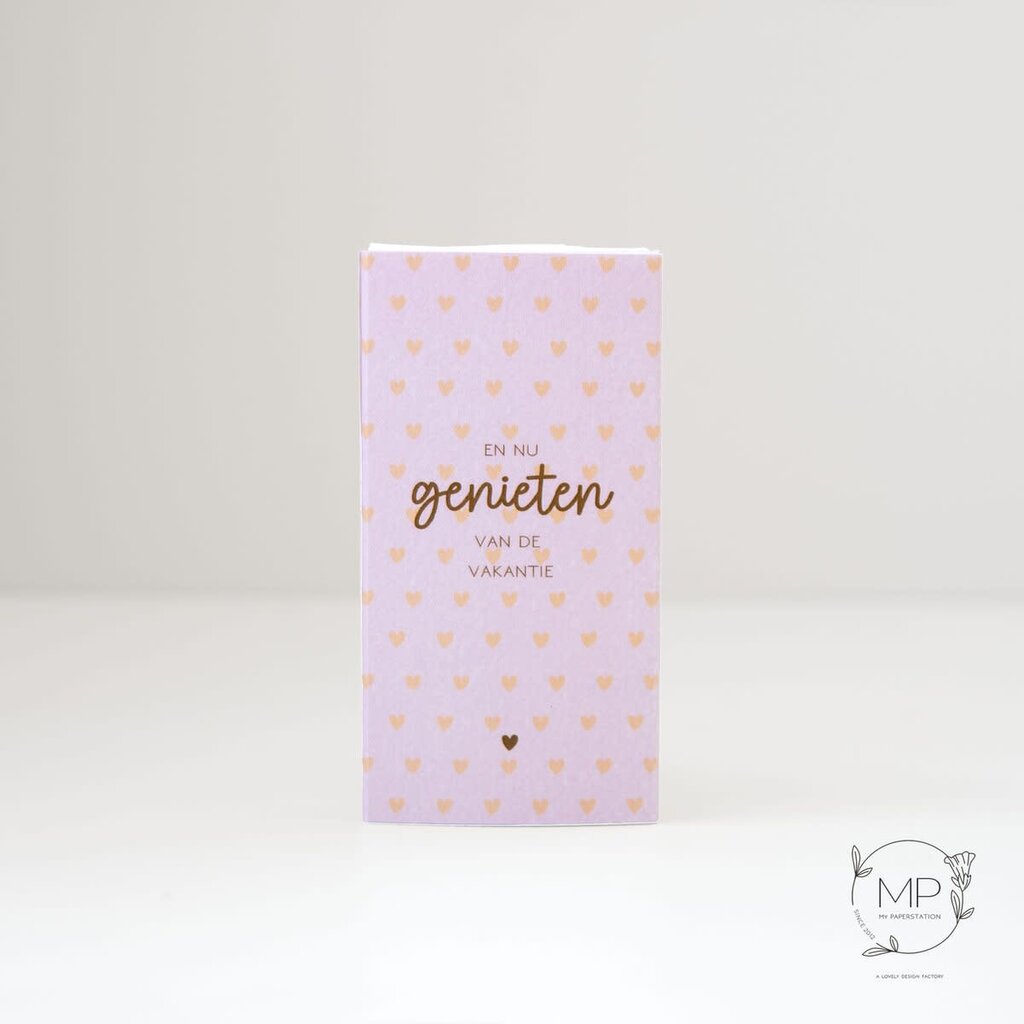My paperstation My paperstation:  Little giftbox "Genieten van de vakantie"