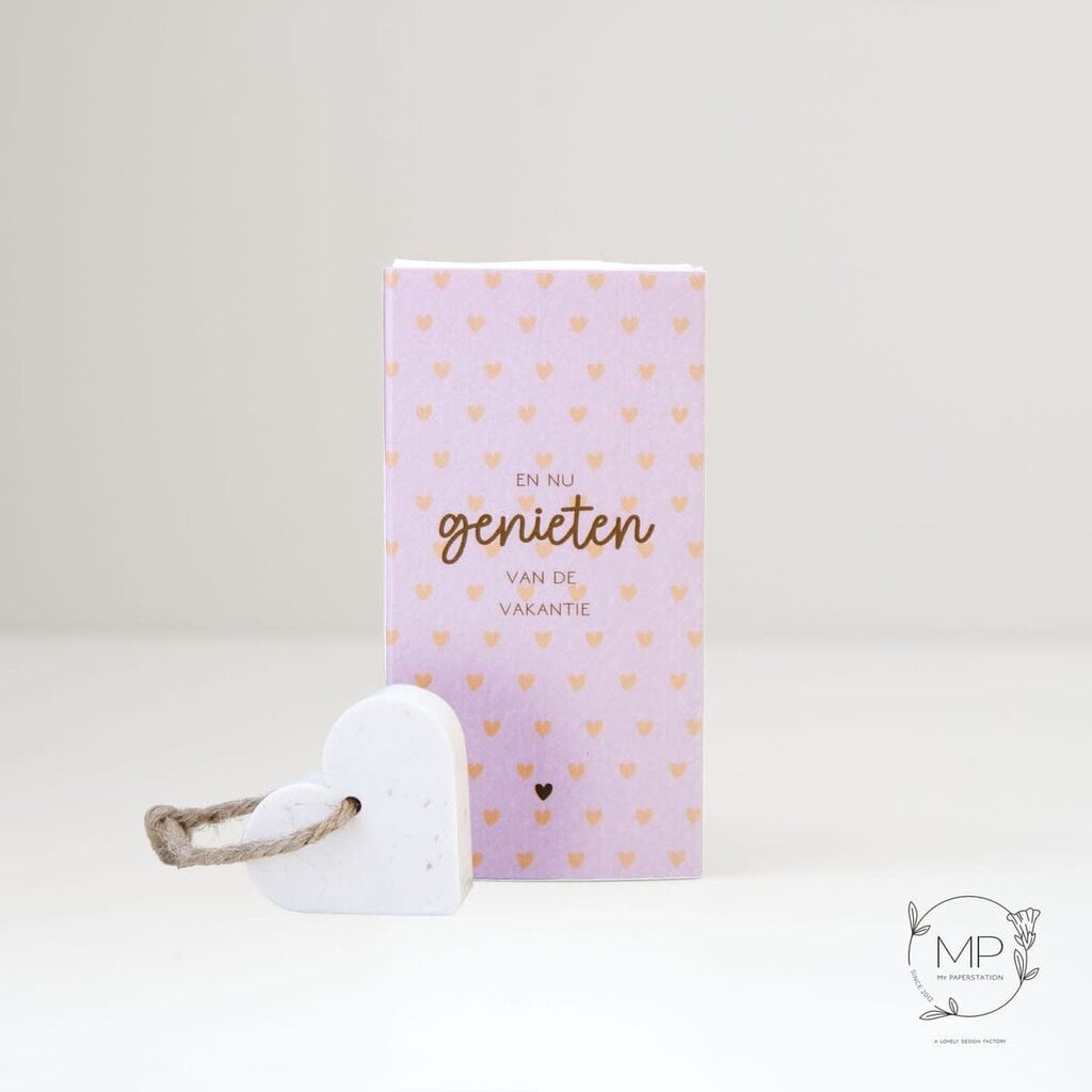 My paperstation My paperstation:  Little giftbox "Genieten van de vakantie"