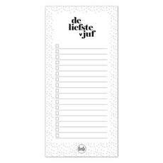 Liefz Liefz: Notitieblok | de liefste juf