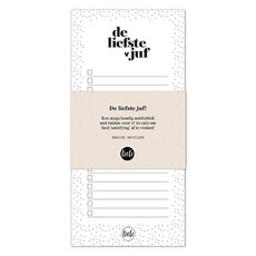 Liefz Liefz: Notitieblok | de liefste juf