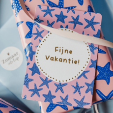 Kassaplan KP: kaartje a6 - Fijne vakantie