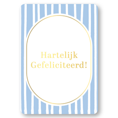 Kassaplan KP: kaartje a6 - Hartelijk gefeliciteerd