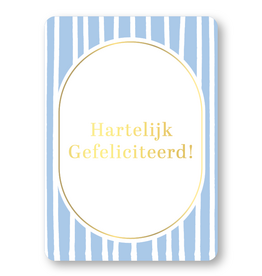 Kassaplan KP: kaartje a6 - Hartelijk gefeliciteerd