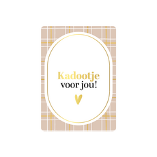 Kassaplan KP: kaartje a6 - Kadootje voor jou!