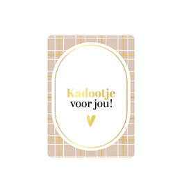 Kassaplan KP: kaartje a6 - Kadootje voor jou!
