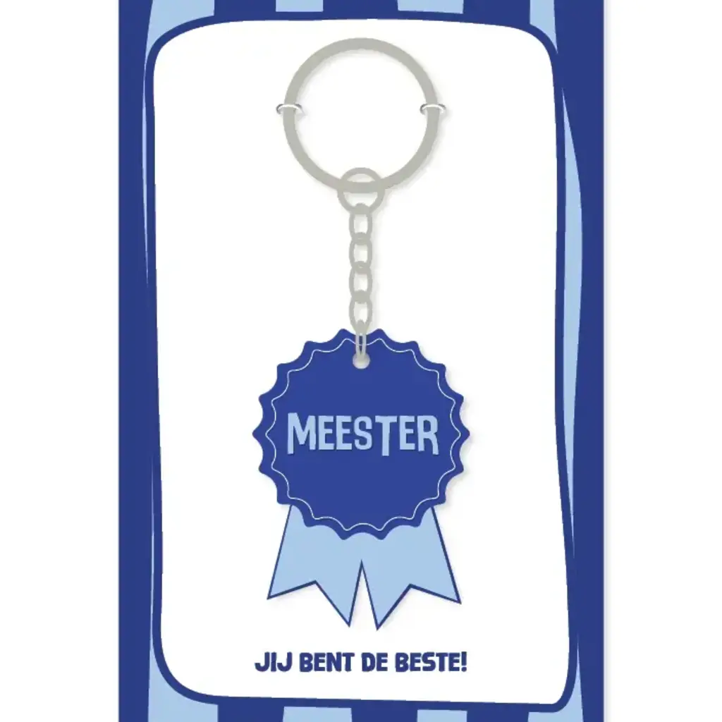 Kassaplan KP: sleutelhanger - meester