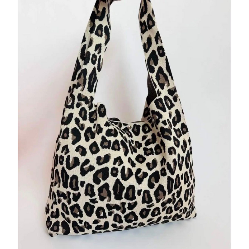 Wauw Wauw: Mia bag handtas / totebag - leopard