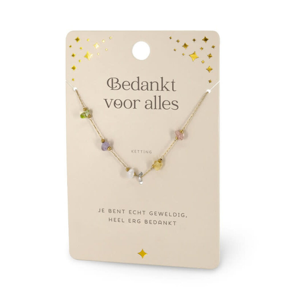 miko Miko: Edelsteen ketting - Bedankt