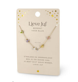 miko Miko: Edelsteen ketting - Juf