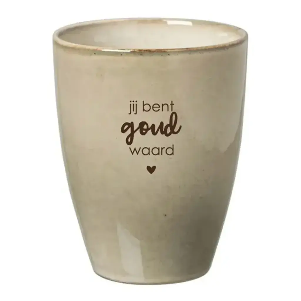 Labelgeluk Labelgeluk:  mok | jij bent goud waard