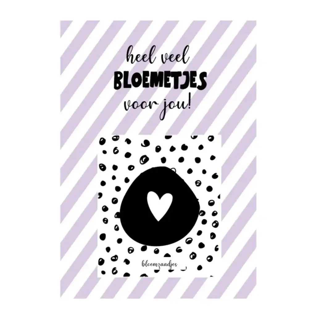 Labelgeluk Labelgeluk: Kaart A6 | heel veel bloemetjes voor jou