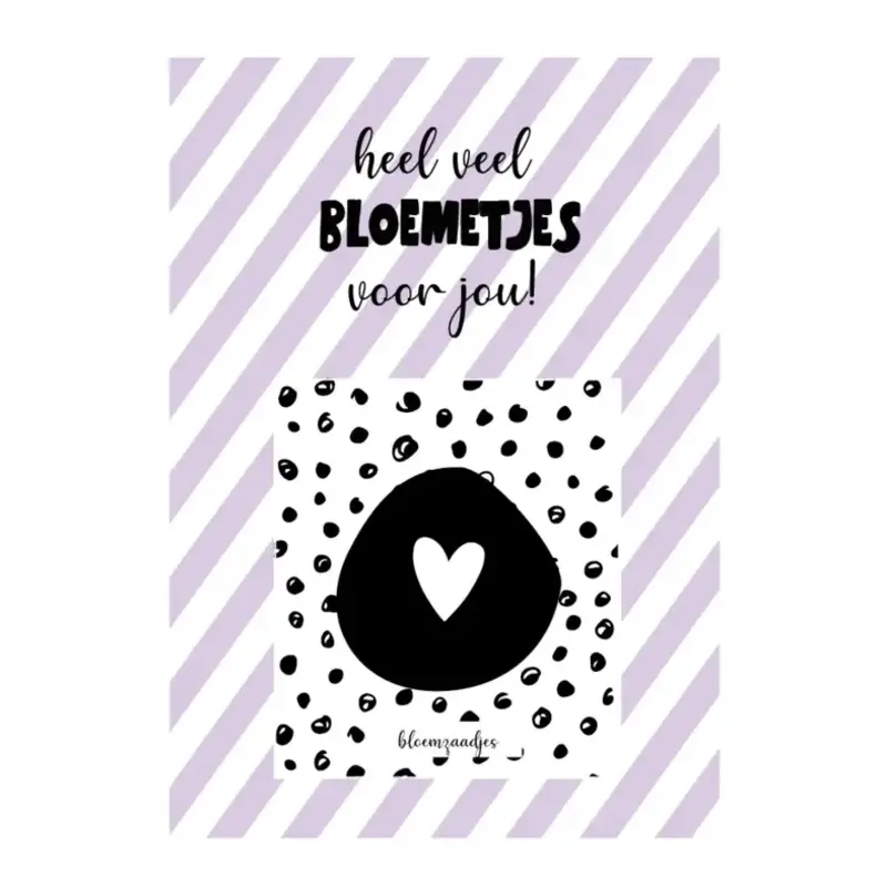 Labelgeluk Labelgeluk: Kaart A6 | heel veel bloemetjes voor jou