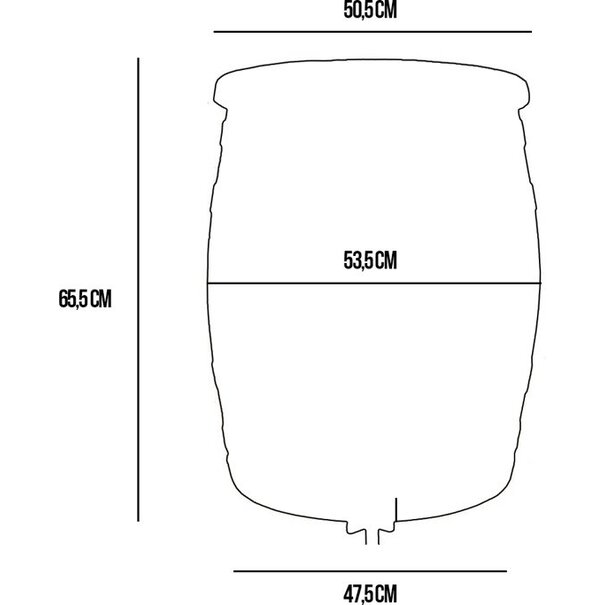 Roto 120 liter bruin