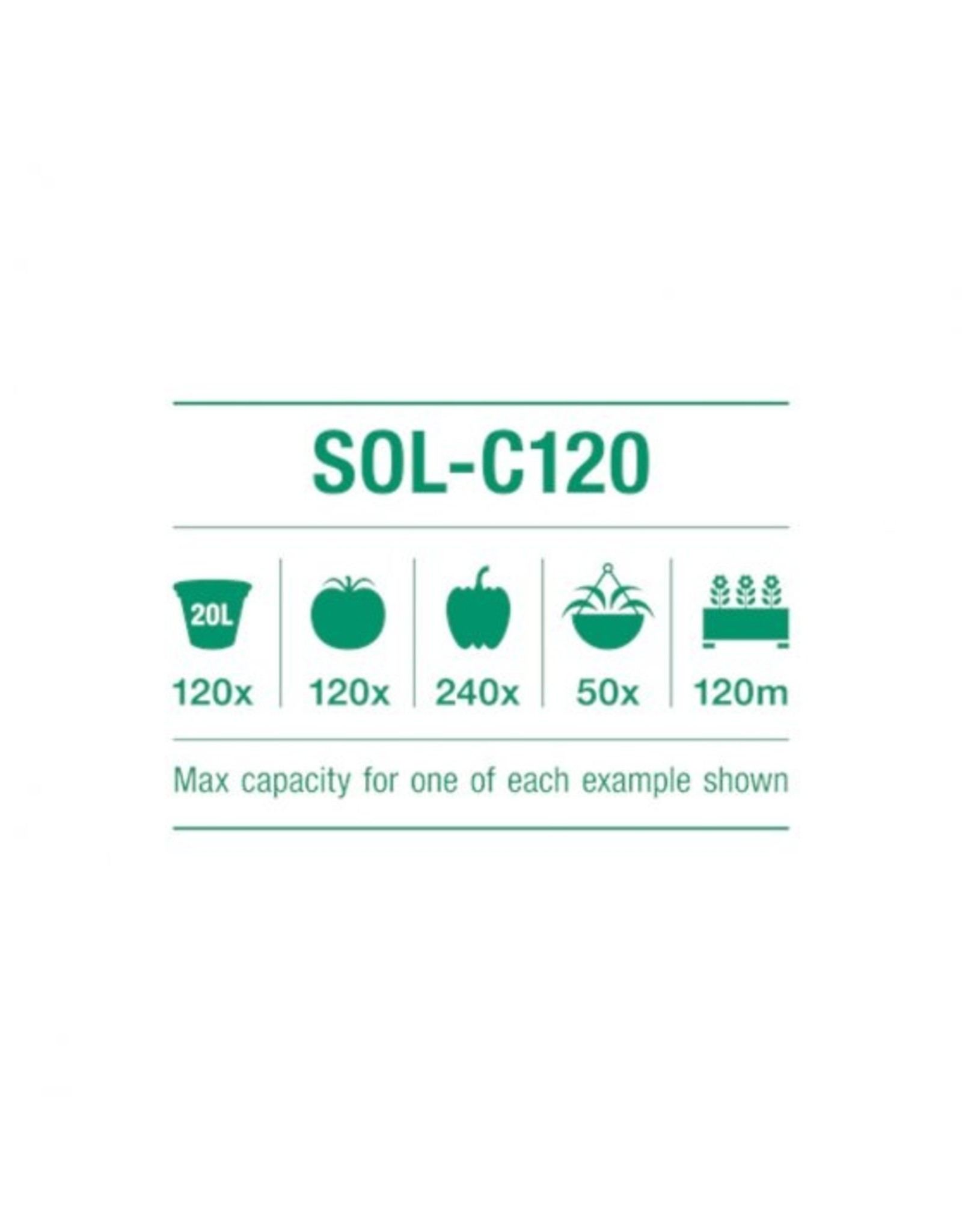 Irrigatie systeem op zonne-energie SOL-C120