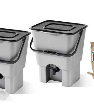 Bokashi compost container (Duo set)