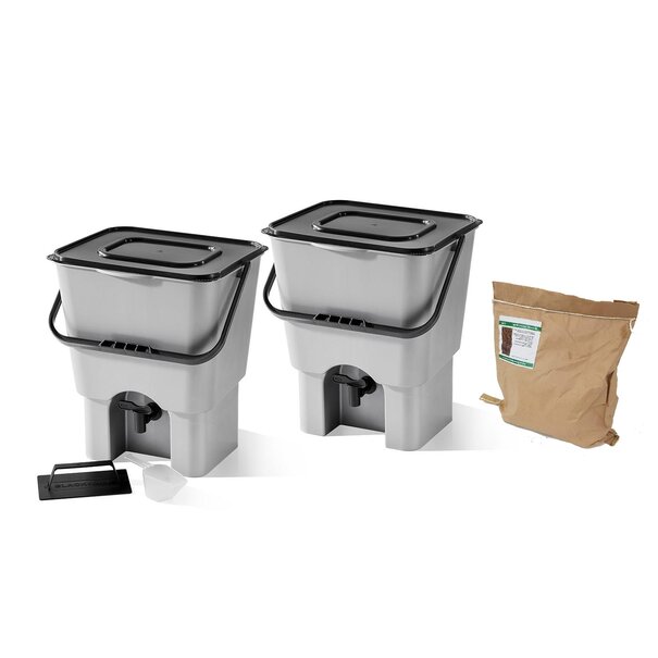 Bokashi compost container (Duo set)