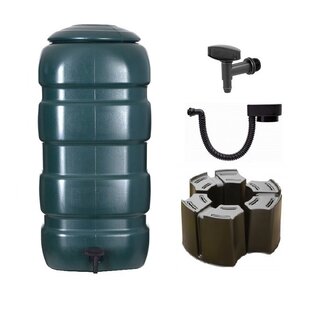 Garden regenton 100 liter groen (Voordeelset)