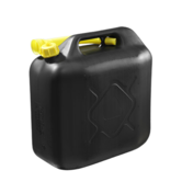 Zwarte brandstof jerrycan 20L